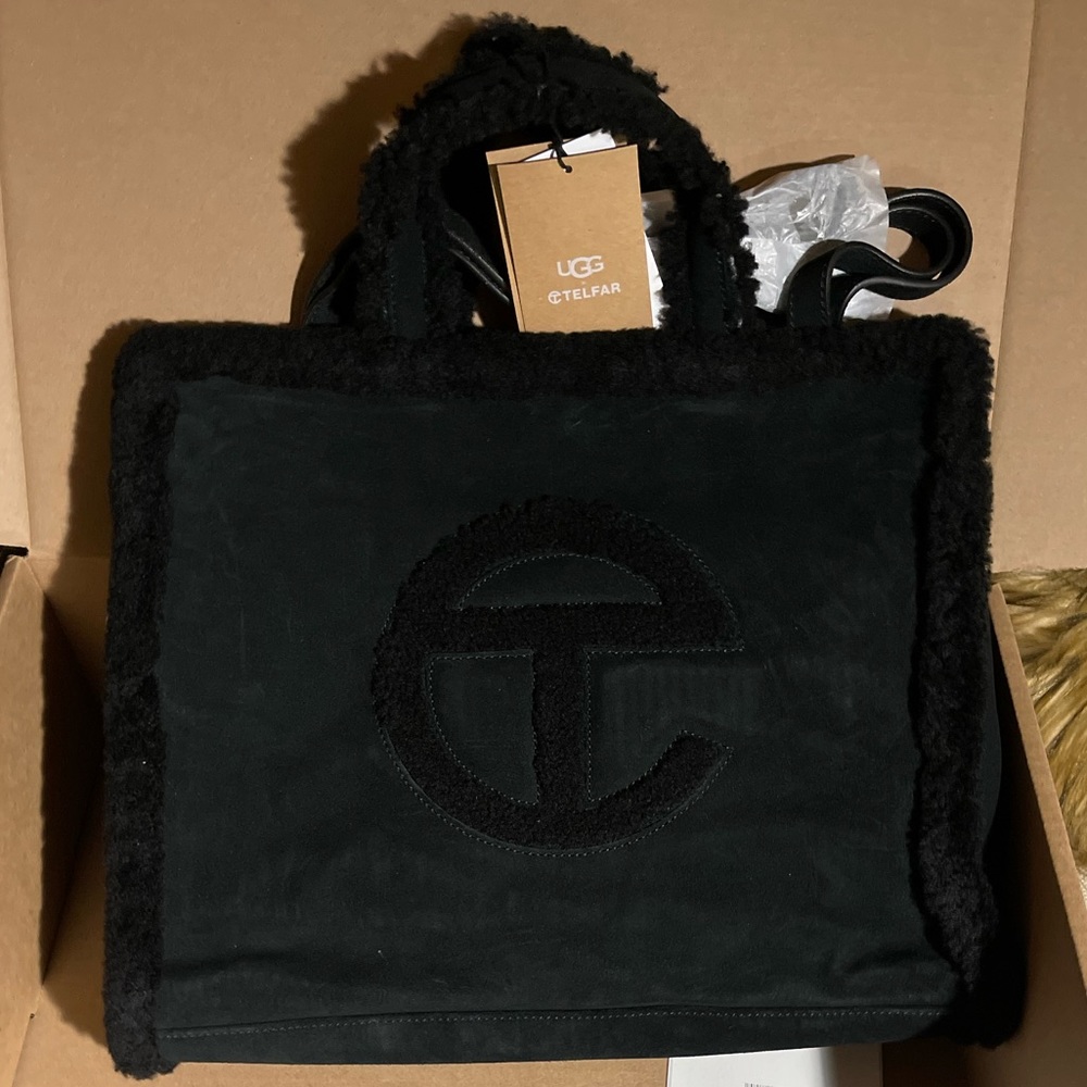 Ugg x Telfar Medium Black Shopper